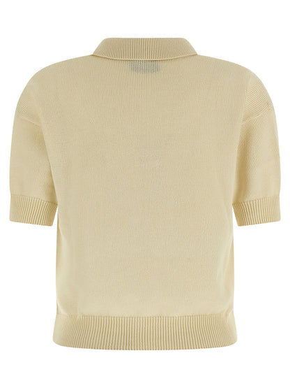 Max Mara Beige Cotton Cardigan