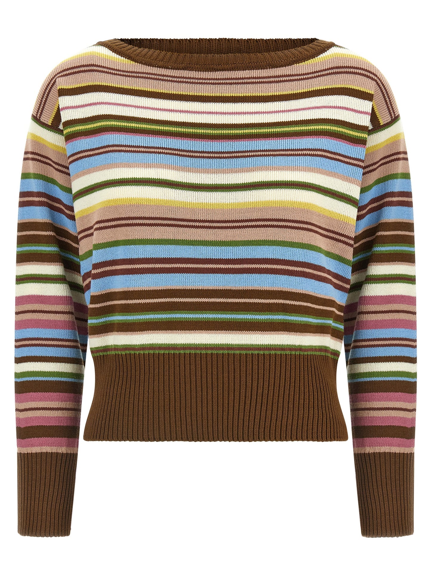 Max Mara Multicolor Cotton Cardigan