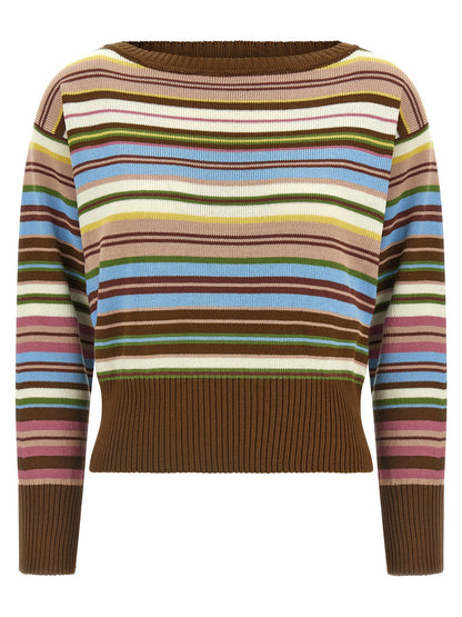Max Mara Multicolor Cotton Cardigan