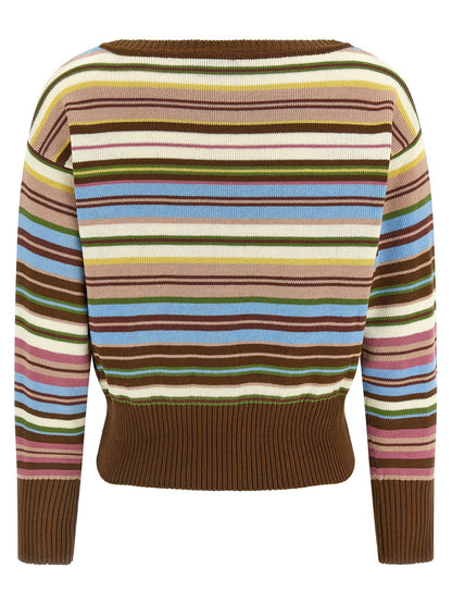 Max Mara Multicolor Cotton Cardigan