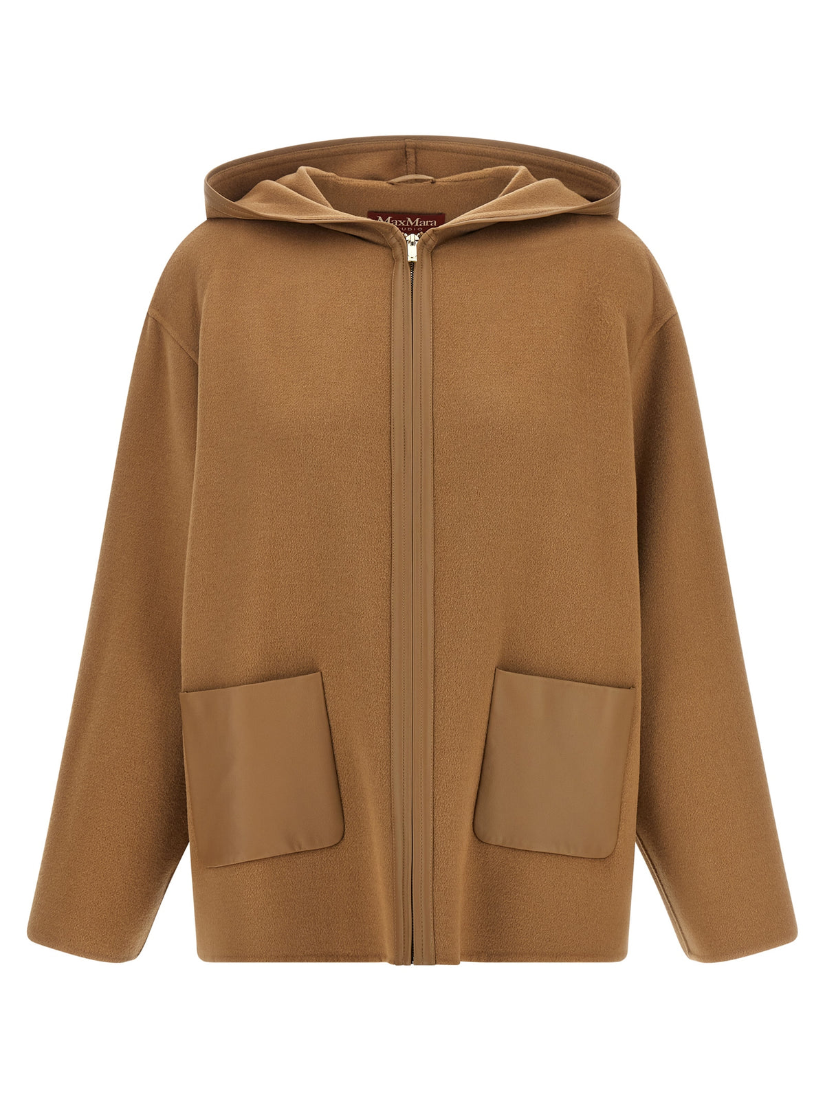 Veste Max Mara femme en laine vierge beige – MA-341301
