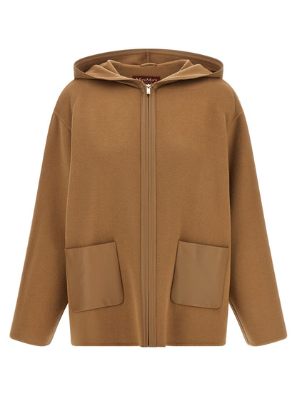 Veste Max Mara femme en laine vierge beige – MA-341301