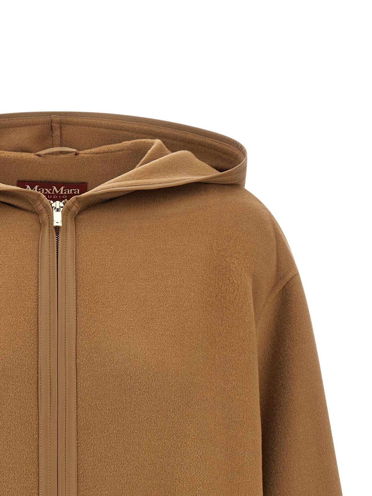 Veste Max Mara femme en laine vierge beige – MA-341301