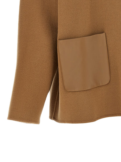 Veste Max Mara femme en laine vierge beige – MA-341301