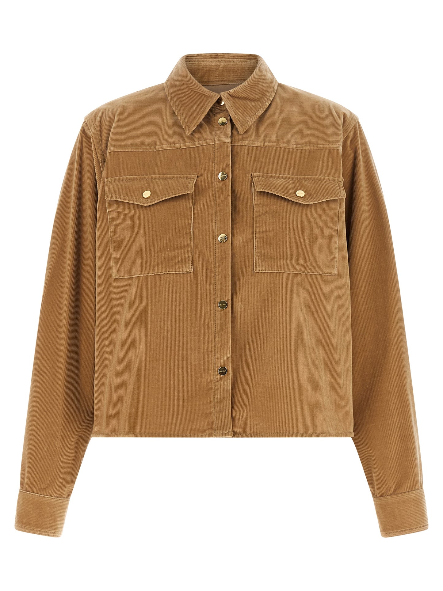 Max Mara Beige Cotton Denim Jacket
