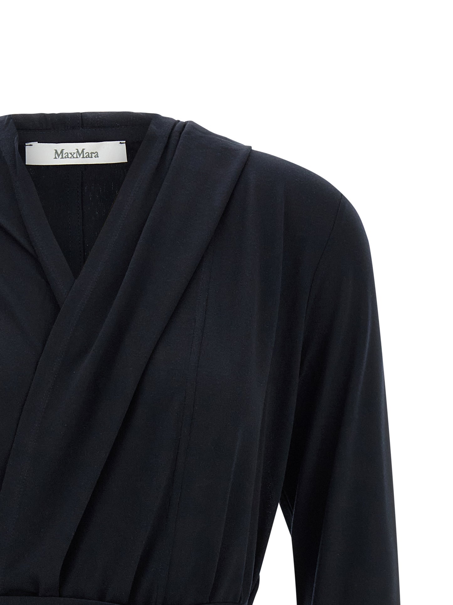 Max Mara Blue Lyocell Cardigan