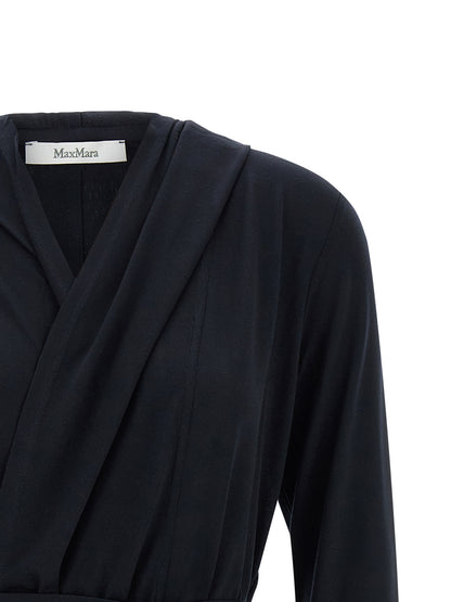 Max Mara Blue Lyocell Cardigan