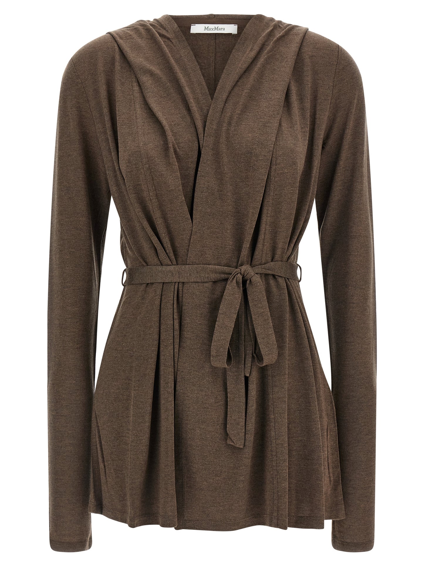Max Mara Brown Lyocell Cardigan