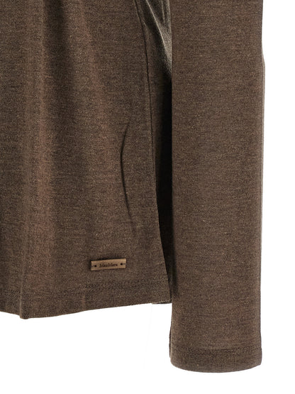 Max Mara Brown Lyocell Cardigan