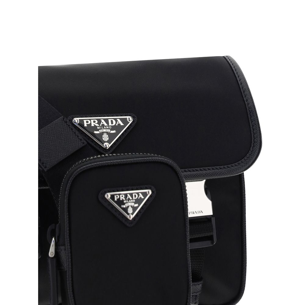 Prada Black Polyamide Shoulder Bag