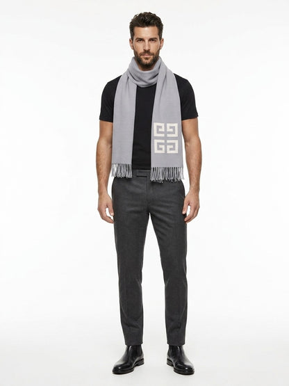 Écharpe Givenchy homme en laine bicolore – GIGV4518J5704007SG