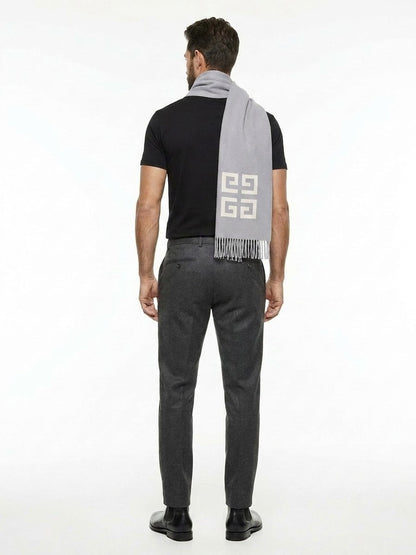 Écharpe Givenchy homme en laine bicolore – GIGV4518J5704007SG