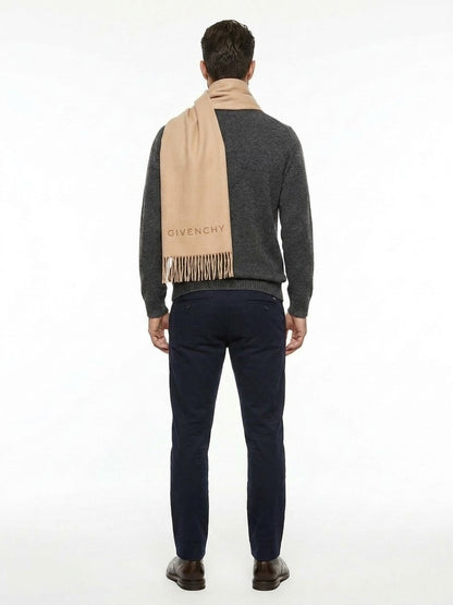 Écharpe Givenchy homme en laine beige – GIGV4518J4796001SG