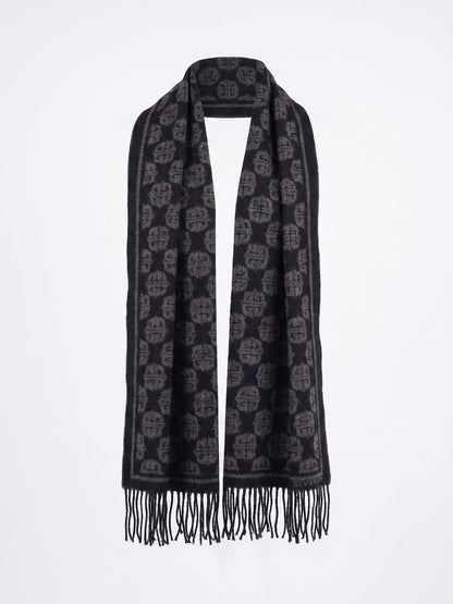Écharpe Givenchy femme en laine noire – GIGW3518J6094001SG