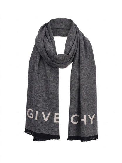 Écharpe Givenchy femme en laine grise – GIGW7020J5778005SG