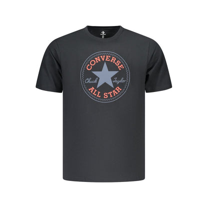 Converse Black Cotton Men's T-Shirt