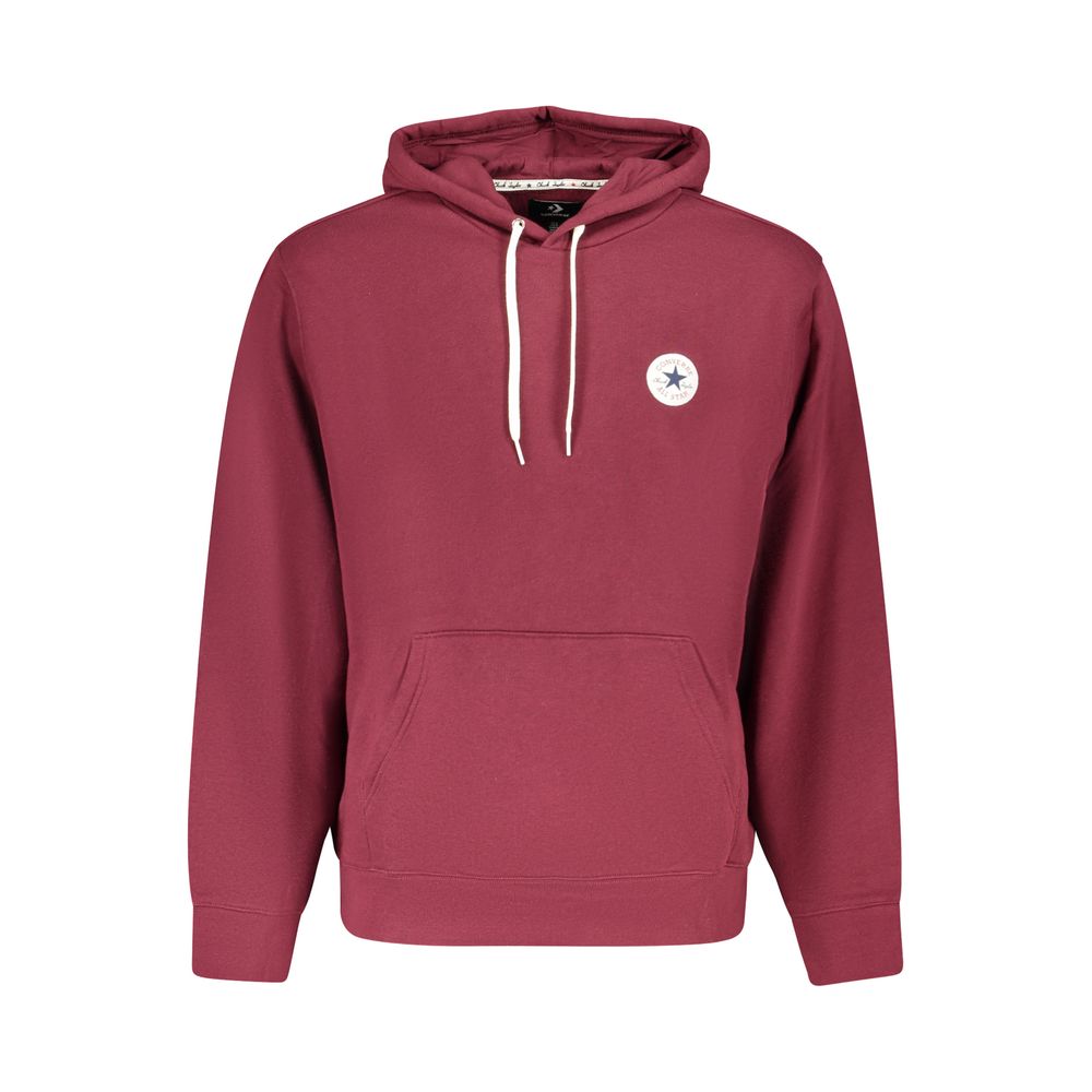 Sweat à capuche Converse homme en coton rouge – CO-46919
