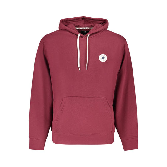 Sweat à capuche Converse homme en coton rouge – CO-46919
