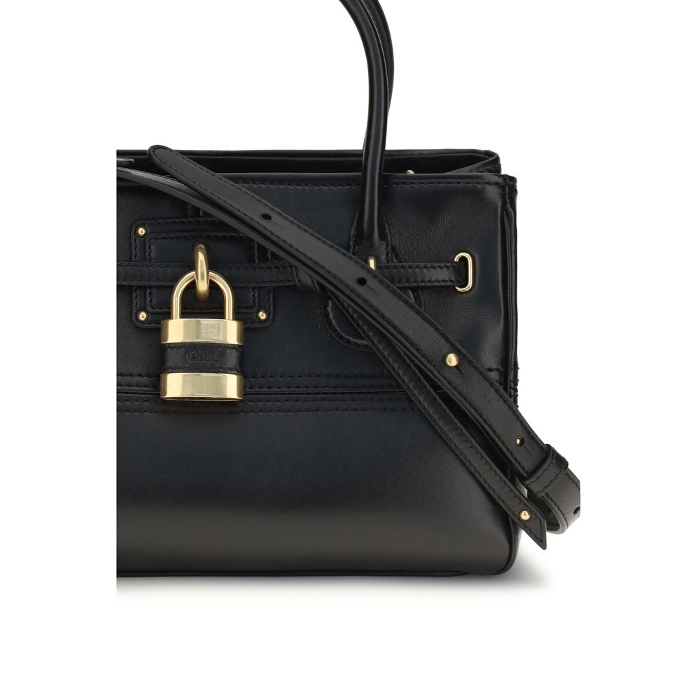 Chloé Black Buffalo Leather Shoulder Bag