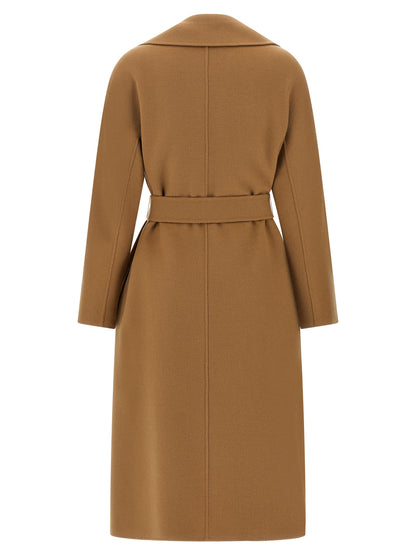 Manteau Max Mara femme Studio Cles en laine vierge beige – MA-341400