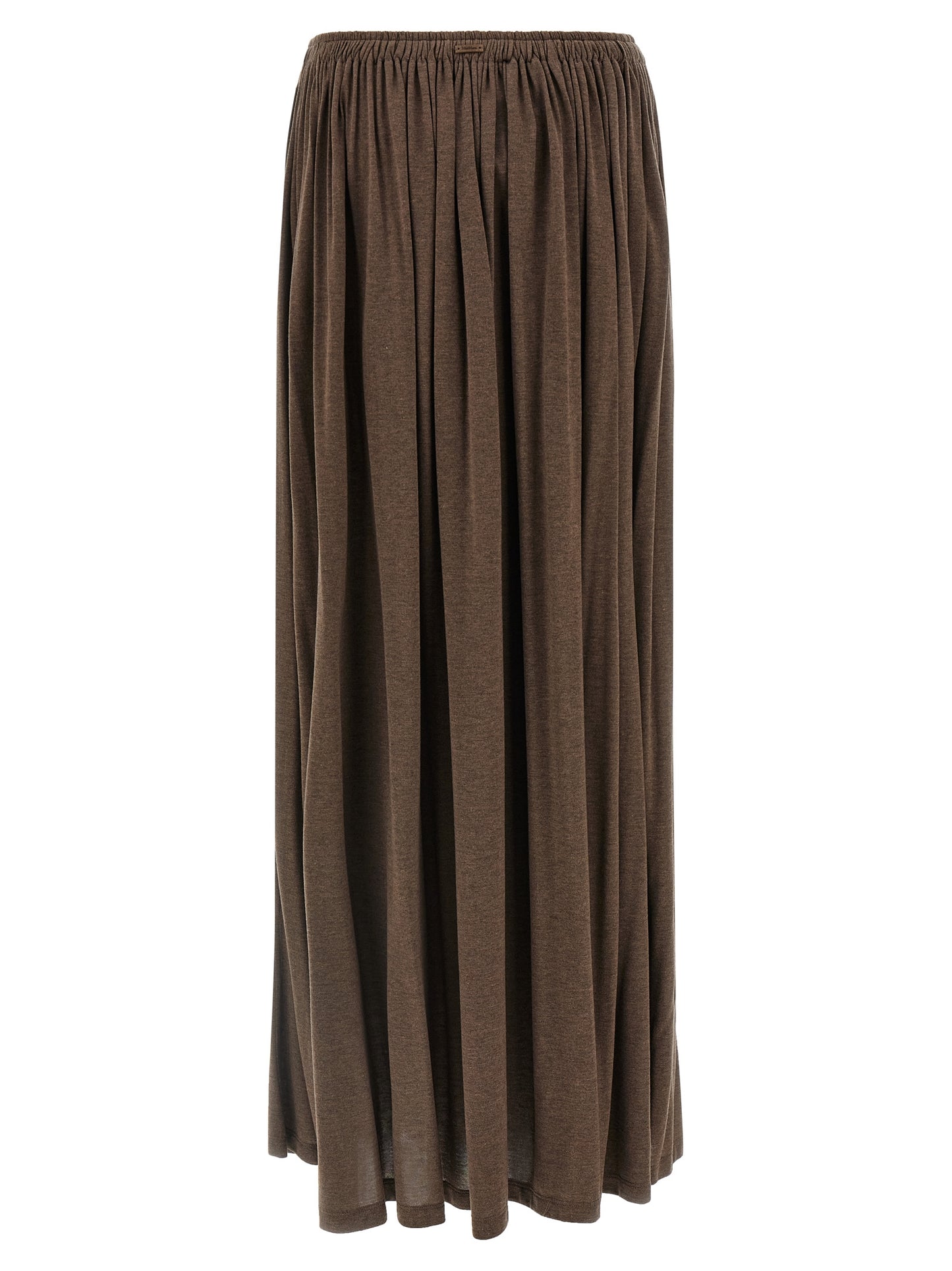Max Mara Brown Lyocell Mini Skirt