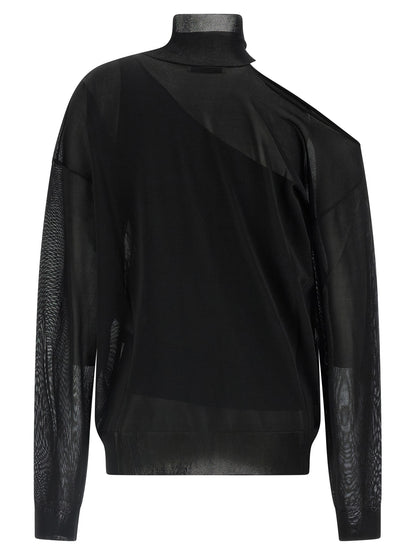 Fendi Black Viscose Cardigan