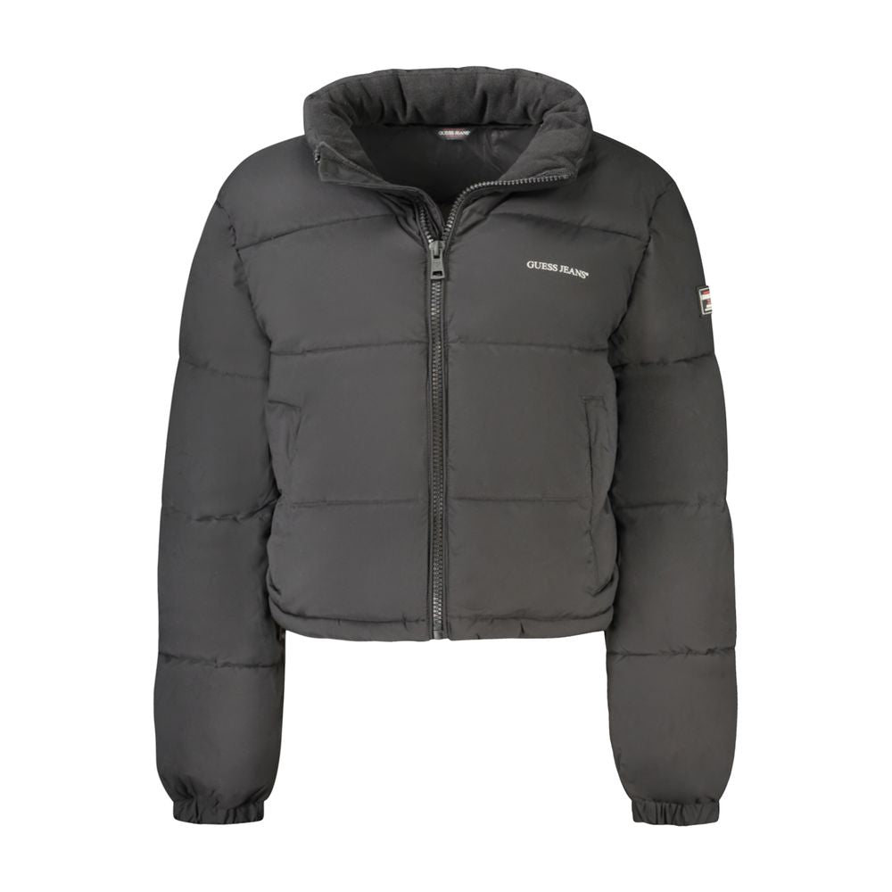 Guess Jeans Black Polyester Women Jacket