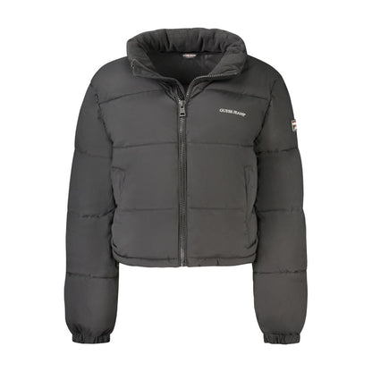 Guess Jeans Black Polyester Women Jacket