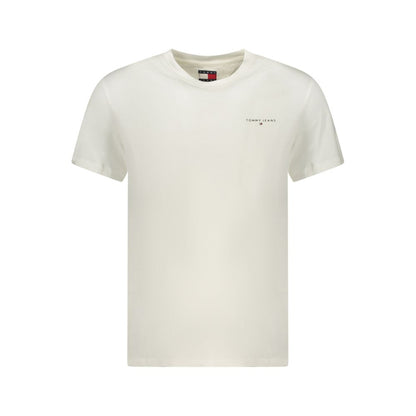 Tommy Hilfiger White Cotton Men's T-Shirt