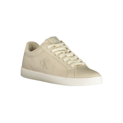 Calvin Klein Beige Polyurethane Womens Sneaker
