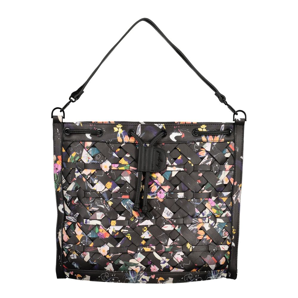 Sac à dos Desigual femme Osmio Harlan en polyuréthane noir – DE-47045