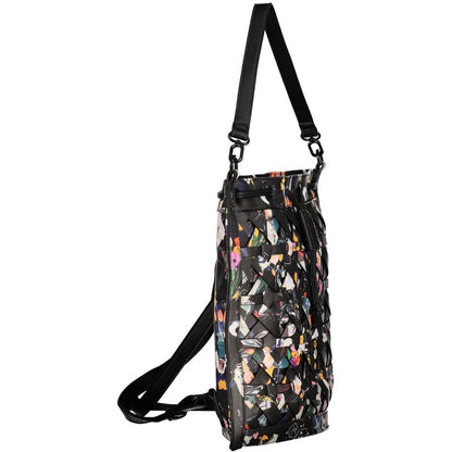 Sac à dos Desigual femme Osmio Harlan en polyuréthane noir – DE-47045