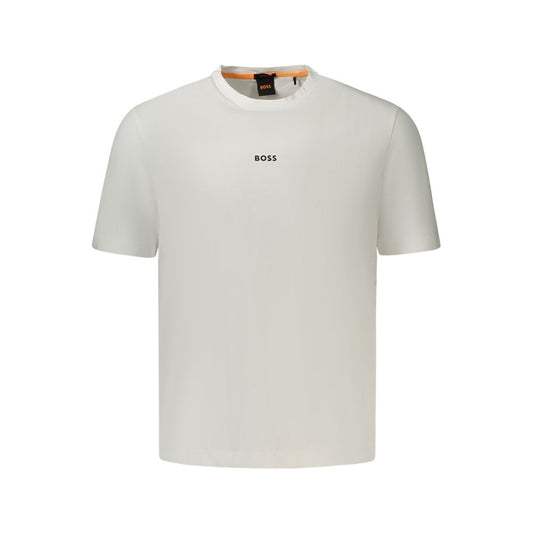 Hugo Boss White Cotton Men's T-Shirt