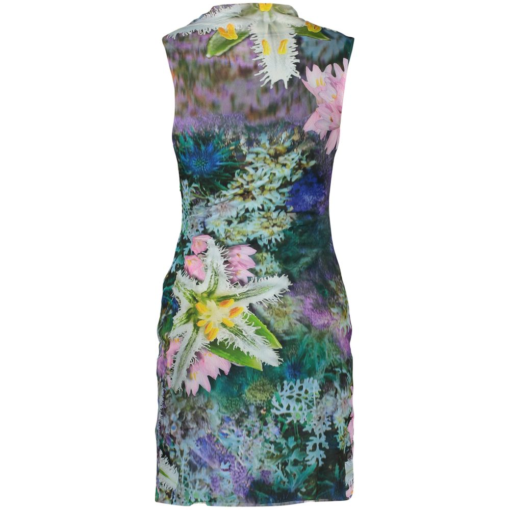 Robe courte Desigual femme en coton vert – DE-47059