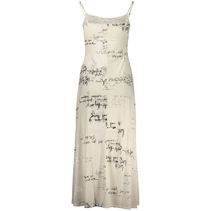 Robe longue Desigual femme en polyester blanc – DE-47061