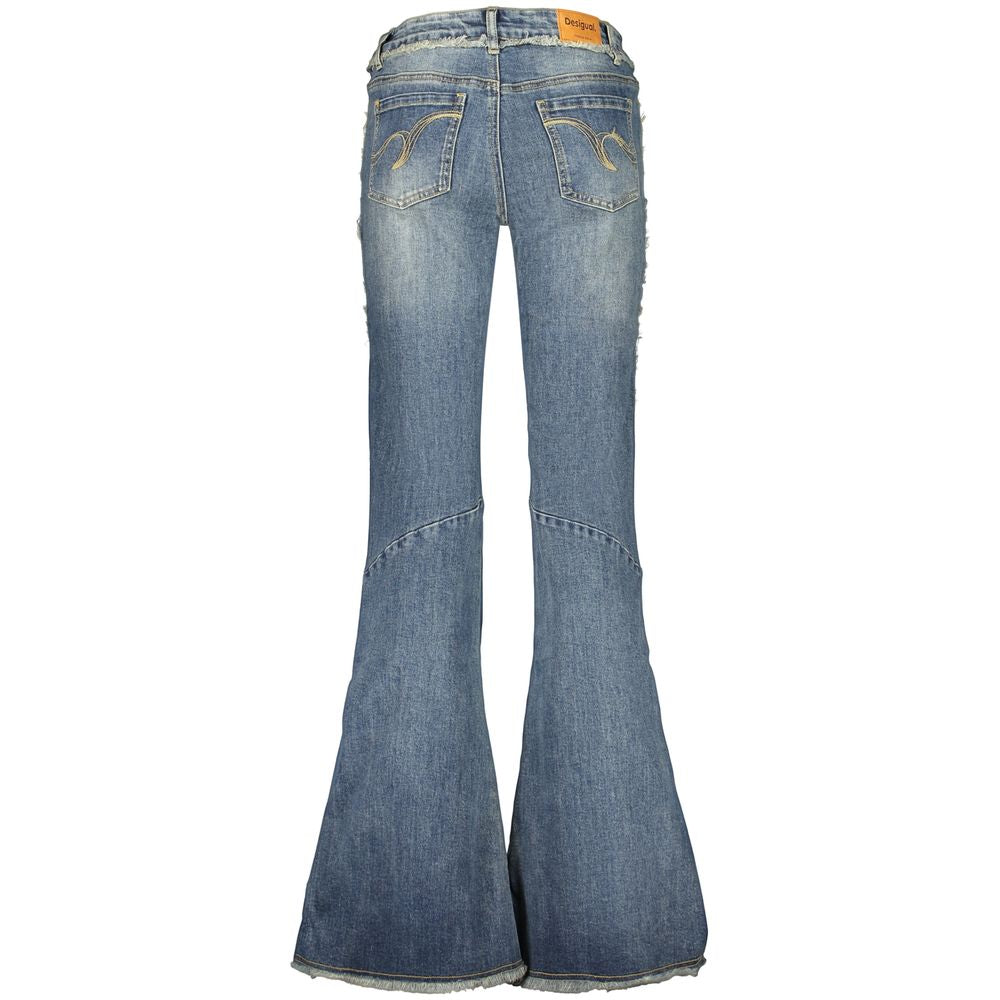Jean Desigual femme en coton bleu – DE-47108