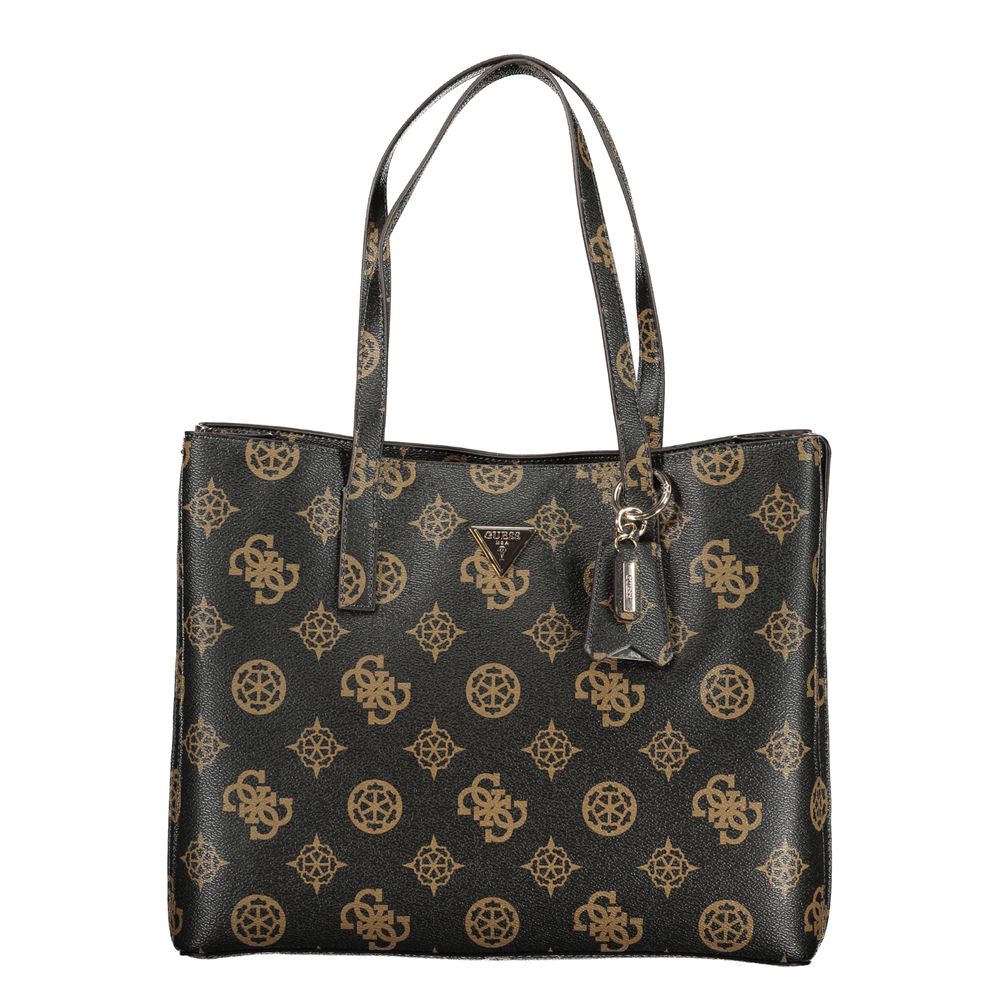 Guess Jeans Brown Polyethylene Handbag