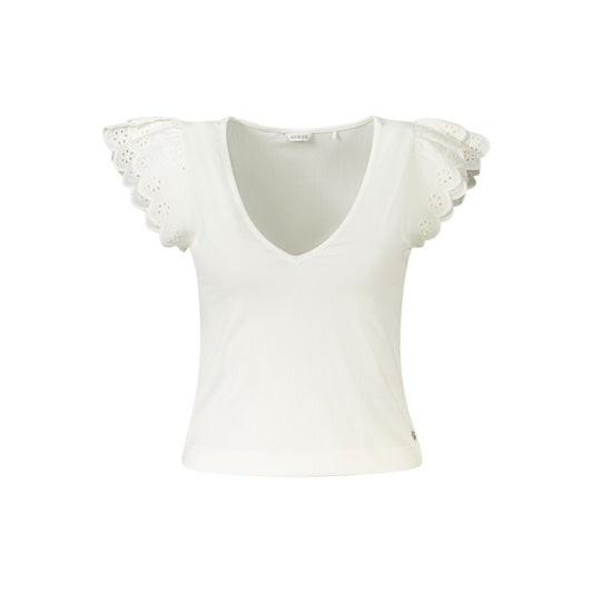 Guess Jeans Bianco Poliestere Womens T-Shirt