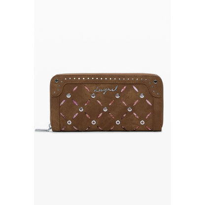 Portefeuille Desigual femme Yankee Fiona en polyuréthane marron – DE-47192