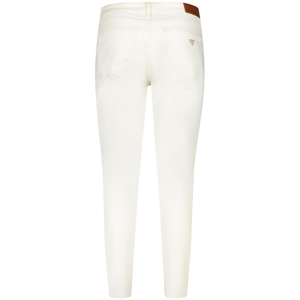 Jean Guess Jeans femme G05 Skinny en coton blanc – GU-47177