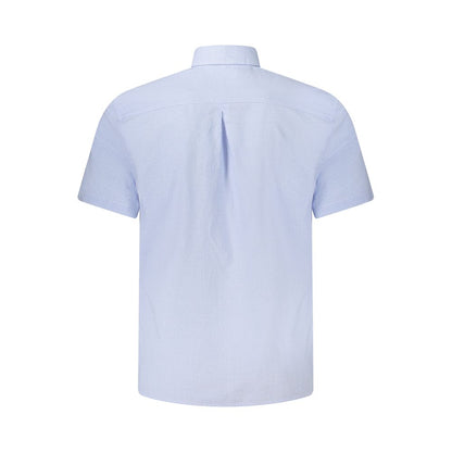 Guess Jeans Blue Cotton Shortsleeve Shirt