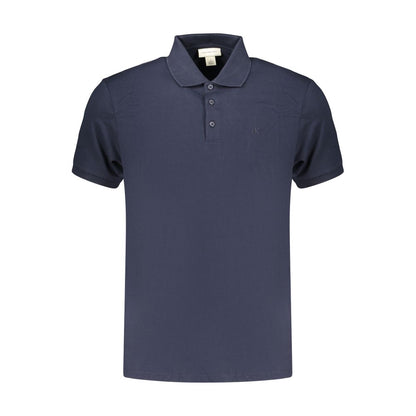 Calvin Klein Blue Cotton Men's Polo Shirt