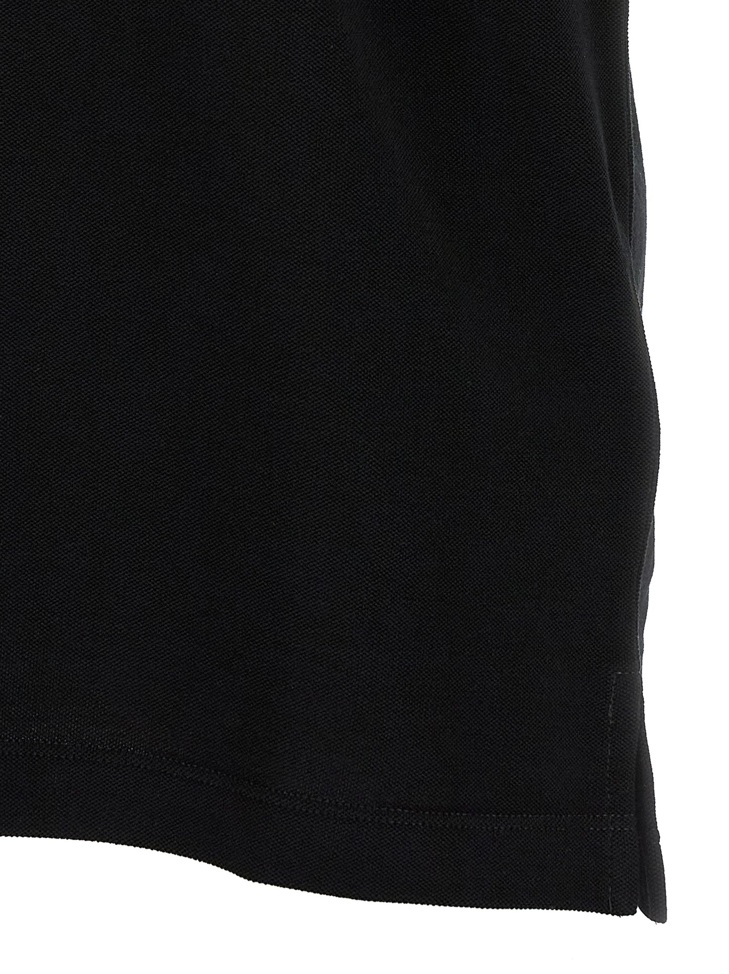 Fendi Black Cotton Polo Shirt