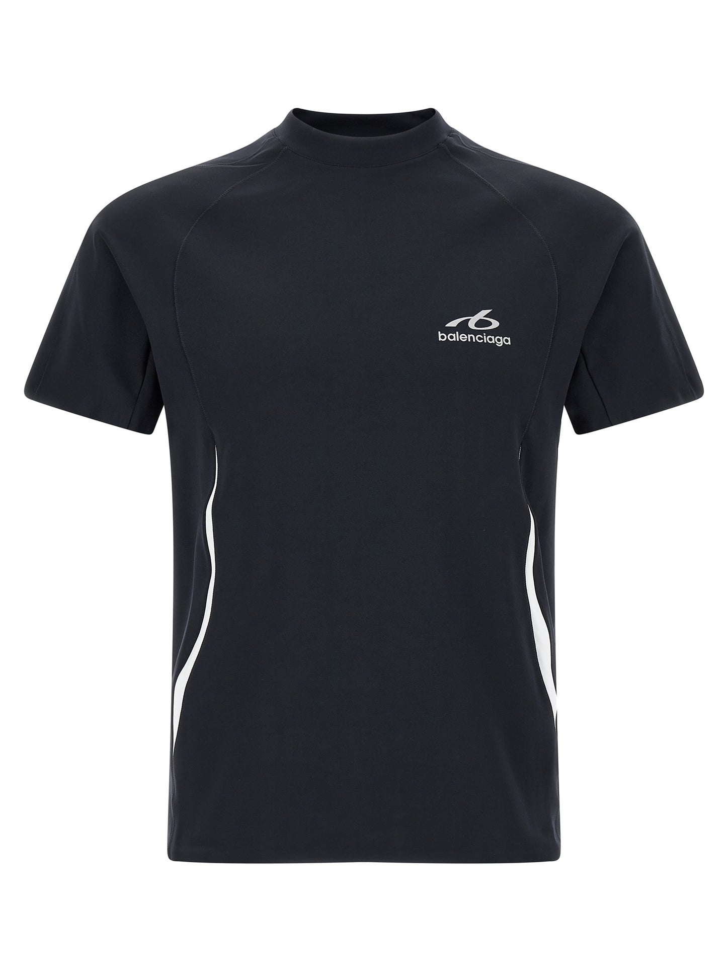 Balenciaga Blue Polyamide T-Shirt