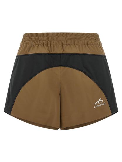 Balenciaga Brown Polyester Bermuda Shorts
