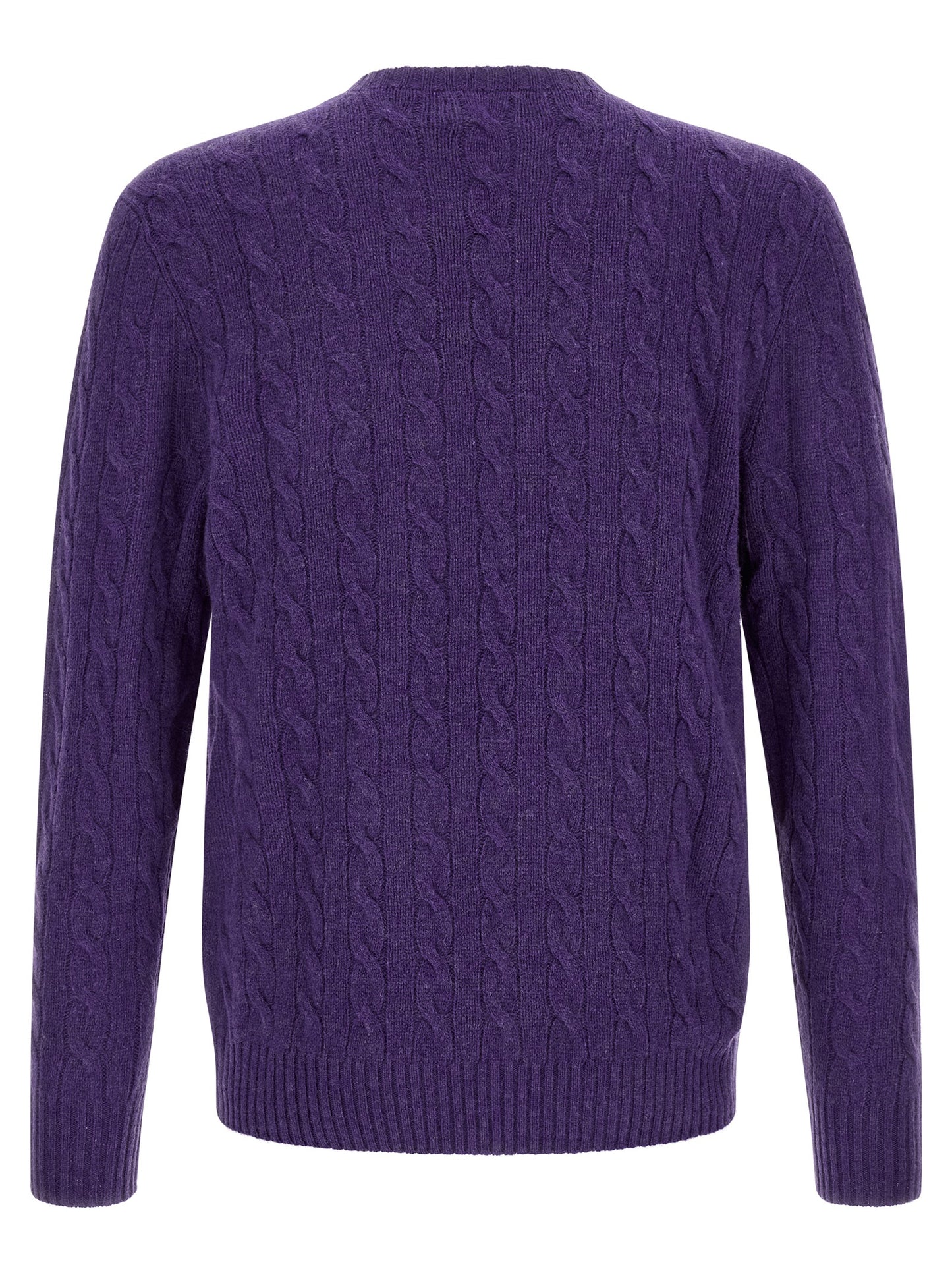 Polo Ralph Lauren Purple Wool Cardigan