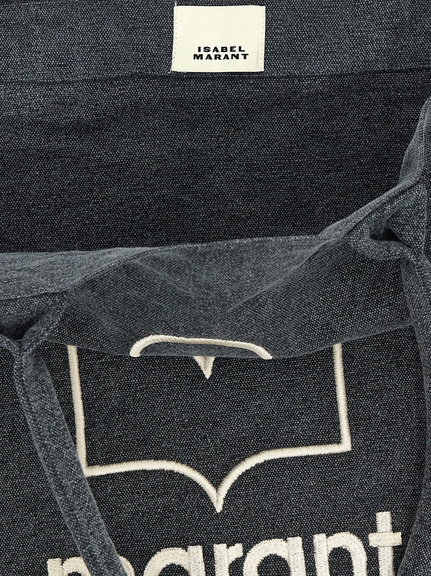Isabel Marant Black Cotton Tote Bag