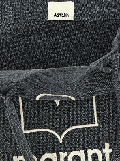 Isabel Marant Black Cotton Tote Bag
