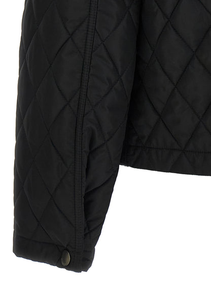 Burberry Black Polyamide Full-Length Jacket