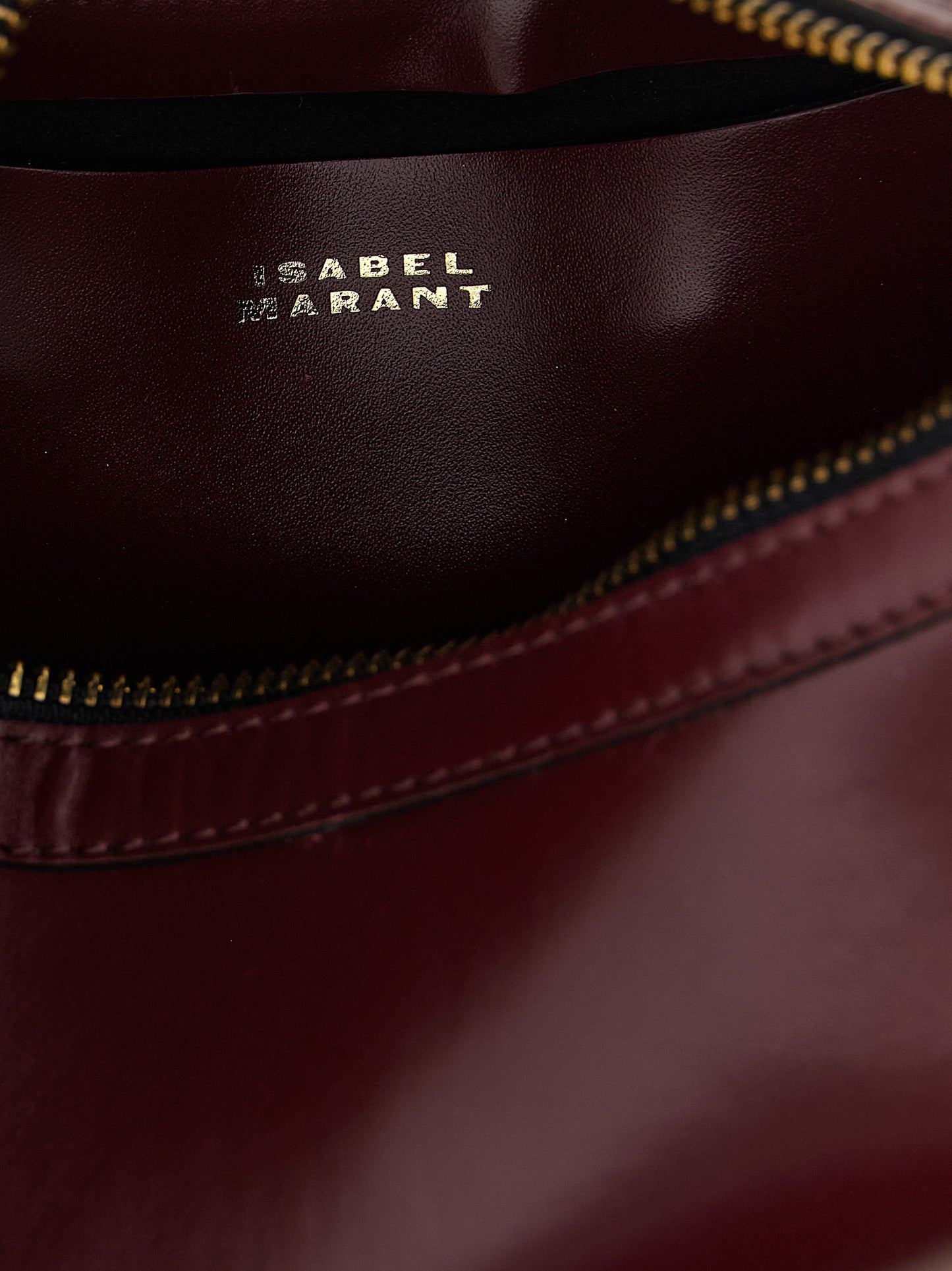Isabel Marant Bordeaux Calfskin Shoulder Bag